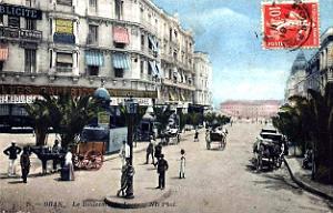 Oran - Boulevard du Lycee - 1914